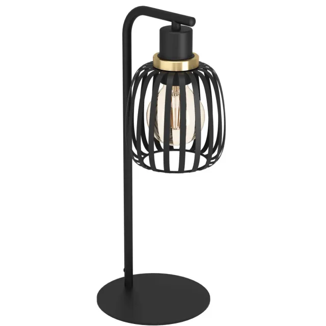 EGLO Pocicas Tafellamp - E27 - 50 cm - Zwart|Goud Zwart;Goud