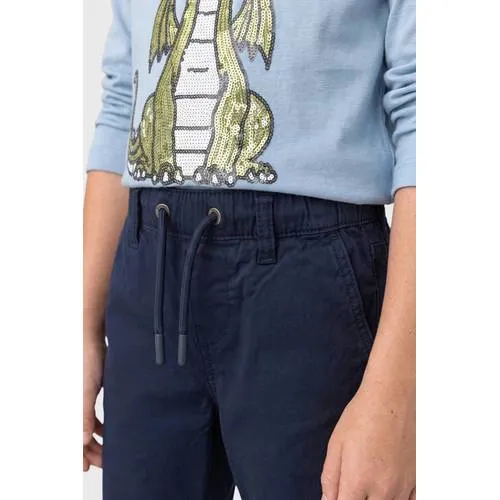 S.Oliver junior casual broek donkerblauw, foto 3