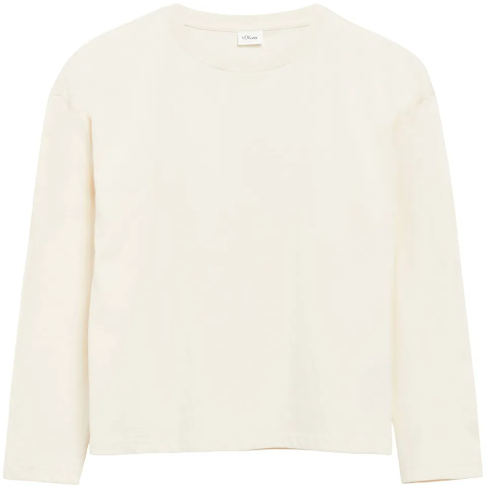 s.Oliver longsleeve met backprint ecru, foto 2