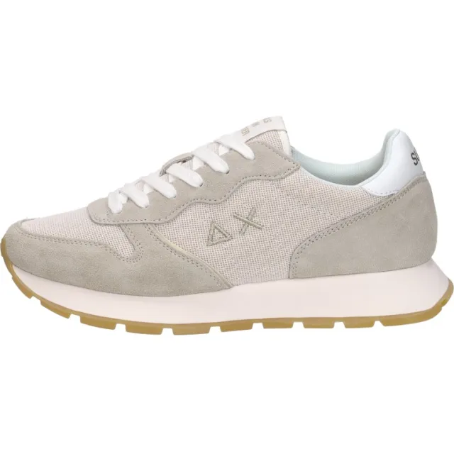 Sun68 Ally Glitter Textile lage sneakers beige, foto 2
