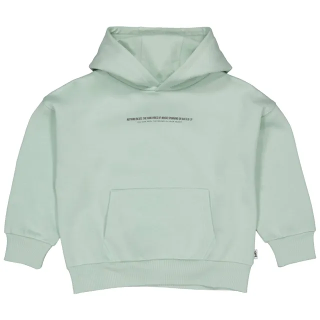 QPI hoodie met backprint - blauw