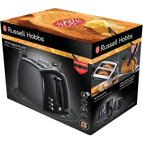 Russell Hobbs Textures Plus 22601-56 broodrooster zwart, foto 4