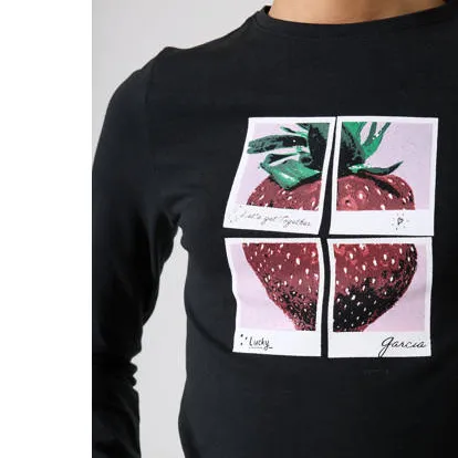 Garcia longsleeve zwart, foto 6
