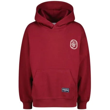 Vingino hoodie met print - warmrood Sweater Printopdruk