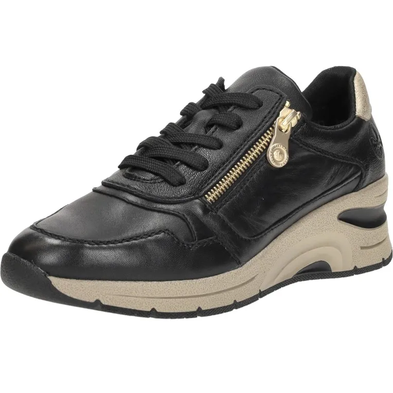 Rieker sneakers laag zwart, foto 3