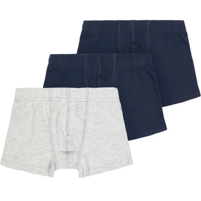 NAME IT boxershorts donkerblauw grijs melange, foto 2