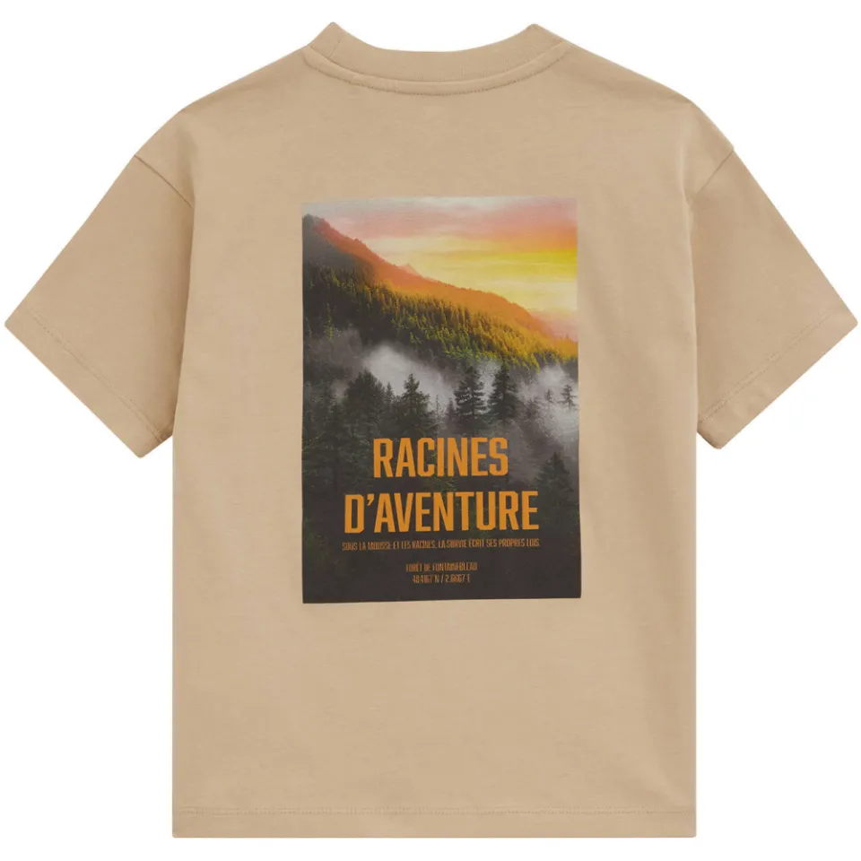 WE Fashion t-shirt met backprint zand, foto 3