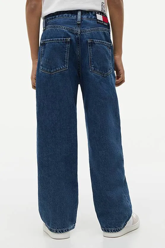 Tommy Hilfiger baggy jeans - middelblauw denim medium, foto 5