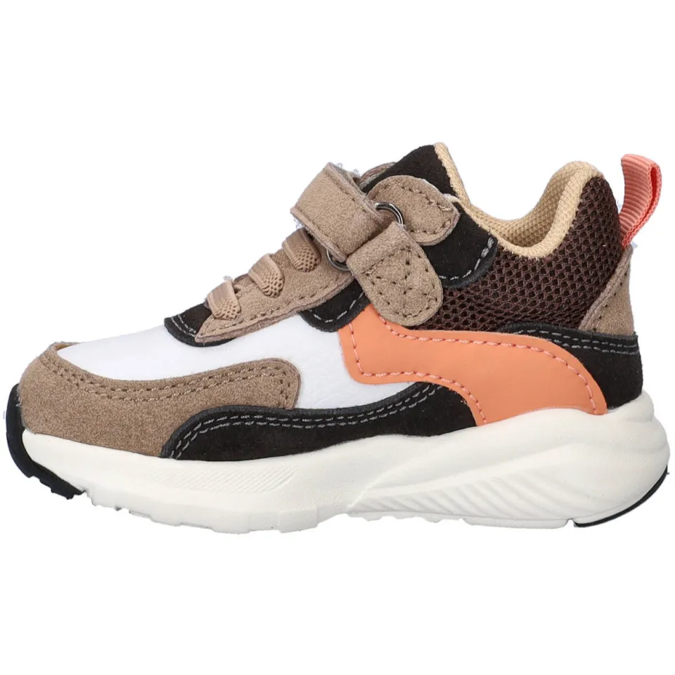 Nelson Kids imitatieleren sneakers - bruin meerkleurig, foto 2