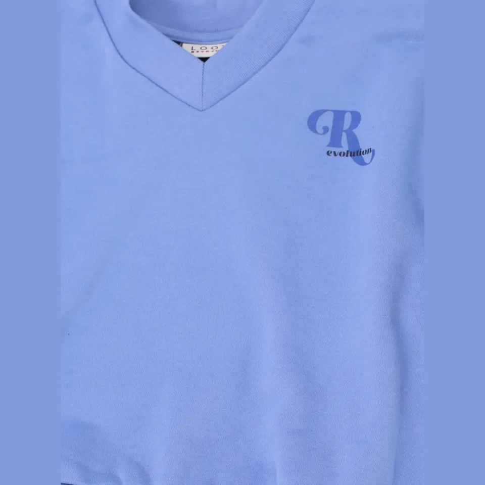 LOOXS 10sixteen rechtvallende sweater met backprint - lichtblauw, foto 8