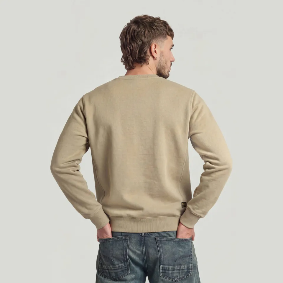 G-Star regular fit sweater - desert sand, foto 3