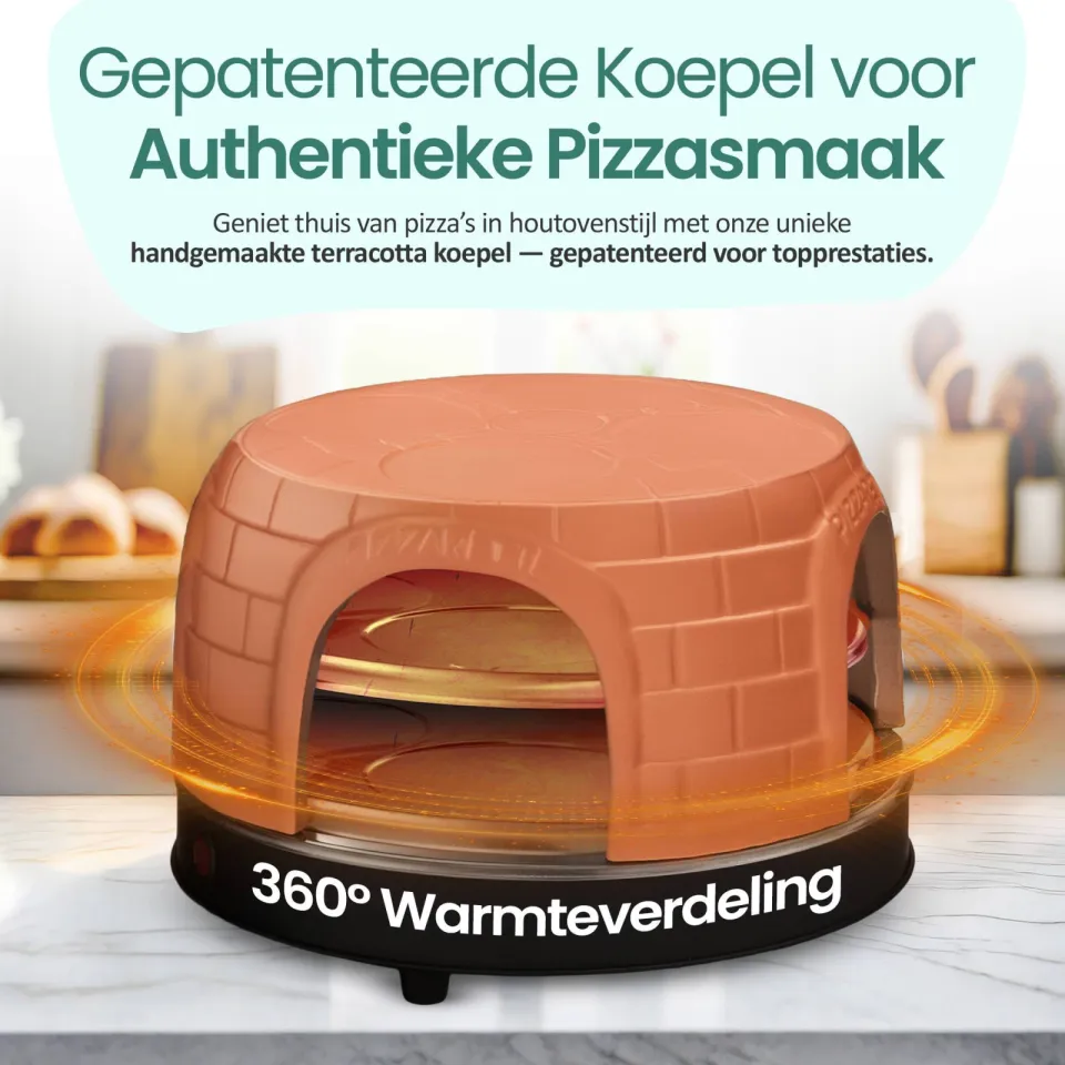 Emerio Pizzarette pizzamaker terracotta, foto 5