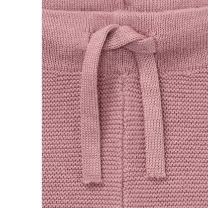Noppies baby katoenen gebreide babybroek mauve, foto 5
