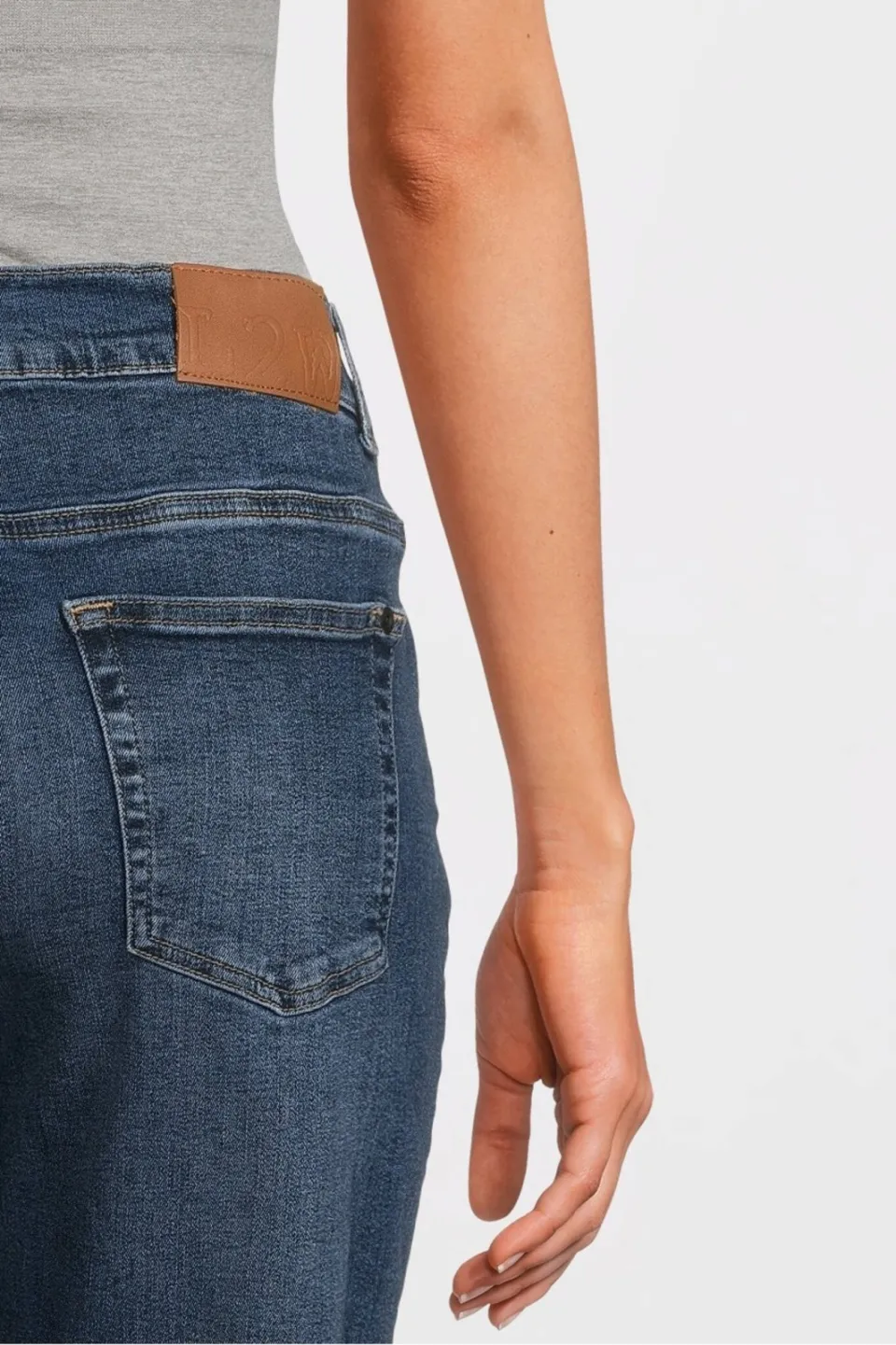 LOVE2WAIT low waist zwangerschaps regular jeans Norah stonewashed, foto 5