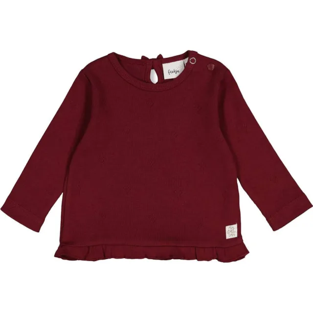 Feetje My Little Love longsleeve bordeaux, foto 2