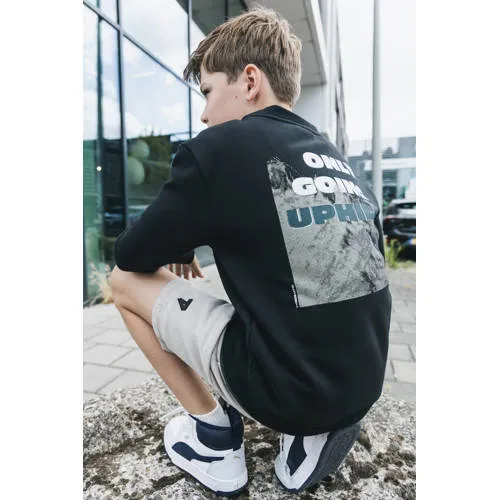TYGO & vito NextGen sweater met backprint zwart, foto 6