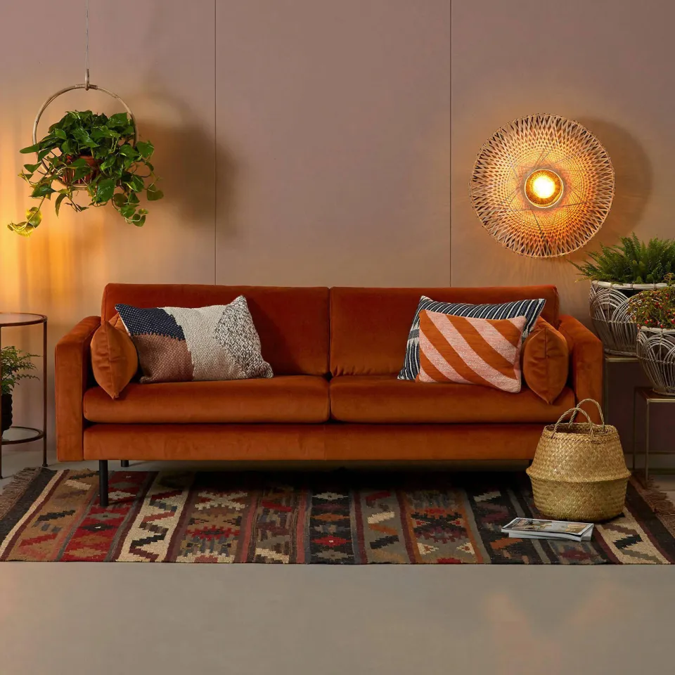 Good&Mojo wandlamp Kalimantan bamboe naturel zwart, foto 4