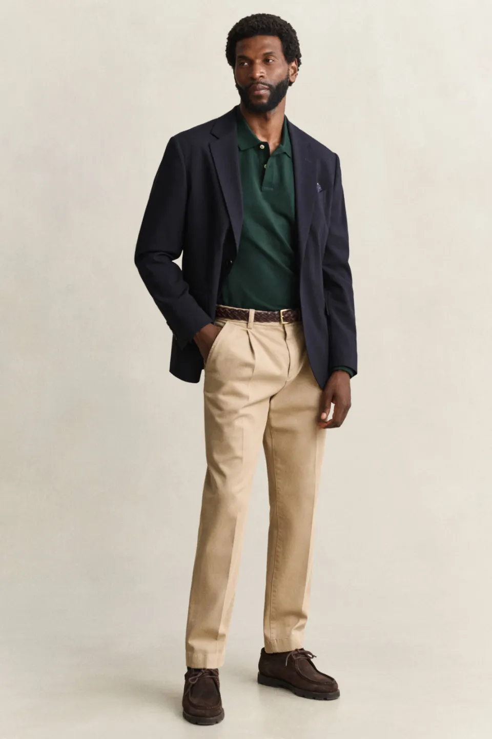 Gant regular fit piqué polo - groen