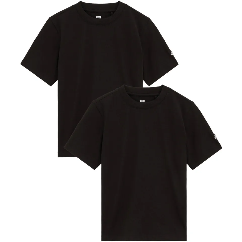 WE Fashion T-shirt zwart (set van 2) jongens, foto 2