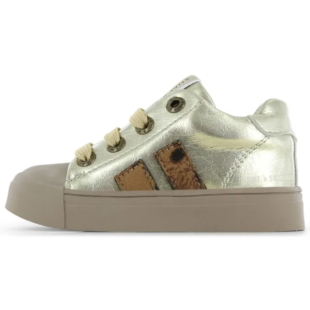 Shoesme suède sneakers - goud, foto 2