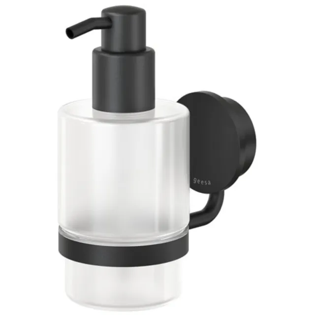 Geesa Zeepdispenser Geesa Opal 200 ml Zwart