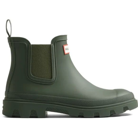 Hunter Boots Downpour Chelsea - Rubberlaarzen, olijfgroen