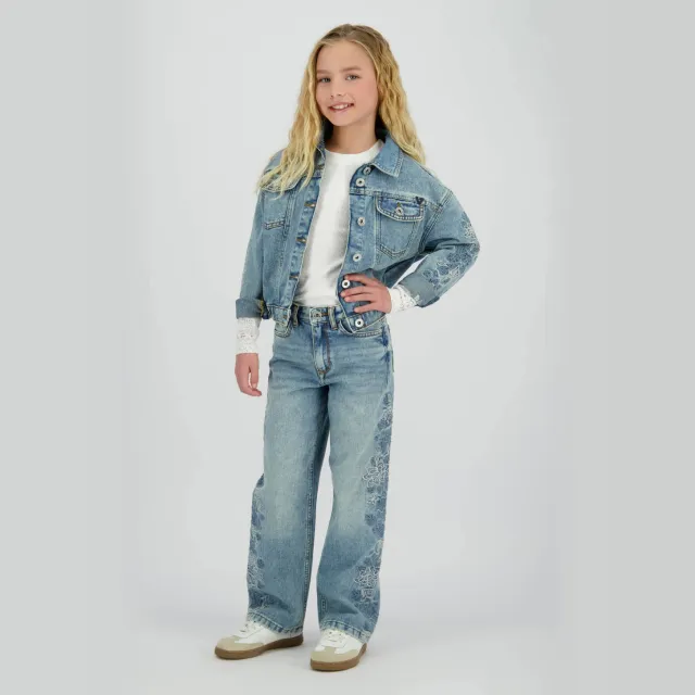 Vingino spijkerjas medium blue Vintage Blue