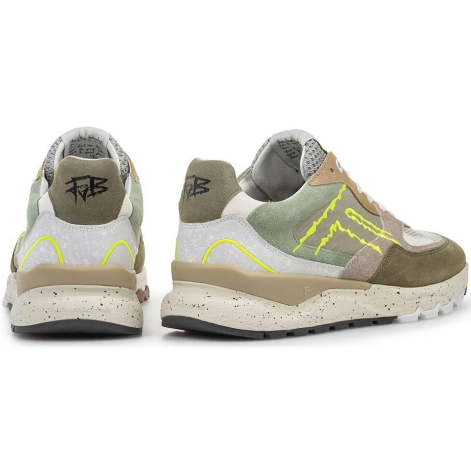 Floris Van Bommel De Treener sneaker groen, foto 2