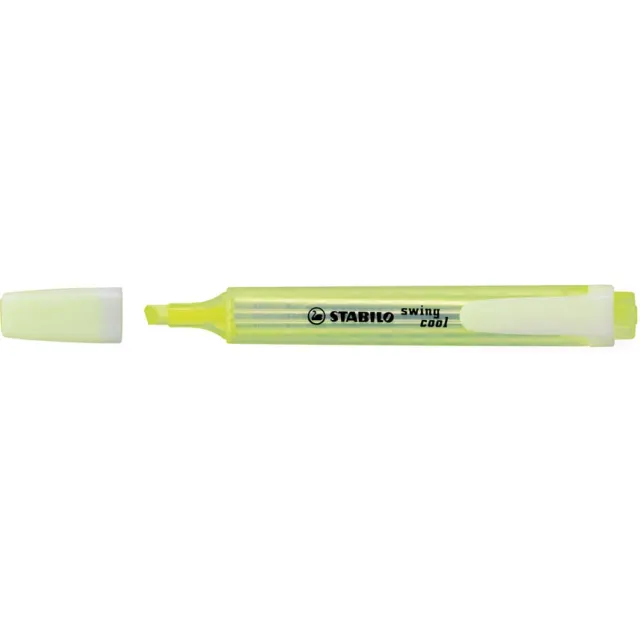 Stabilo Markeerstift stabilo swing cool 275/24 geel wit