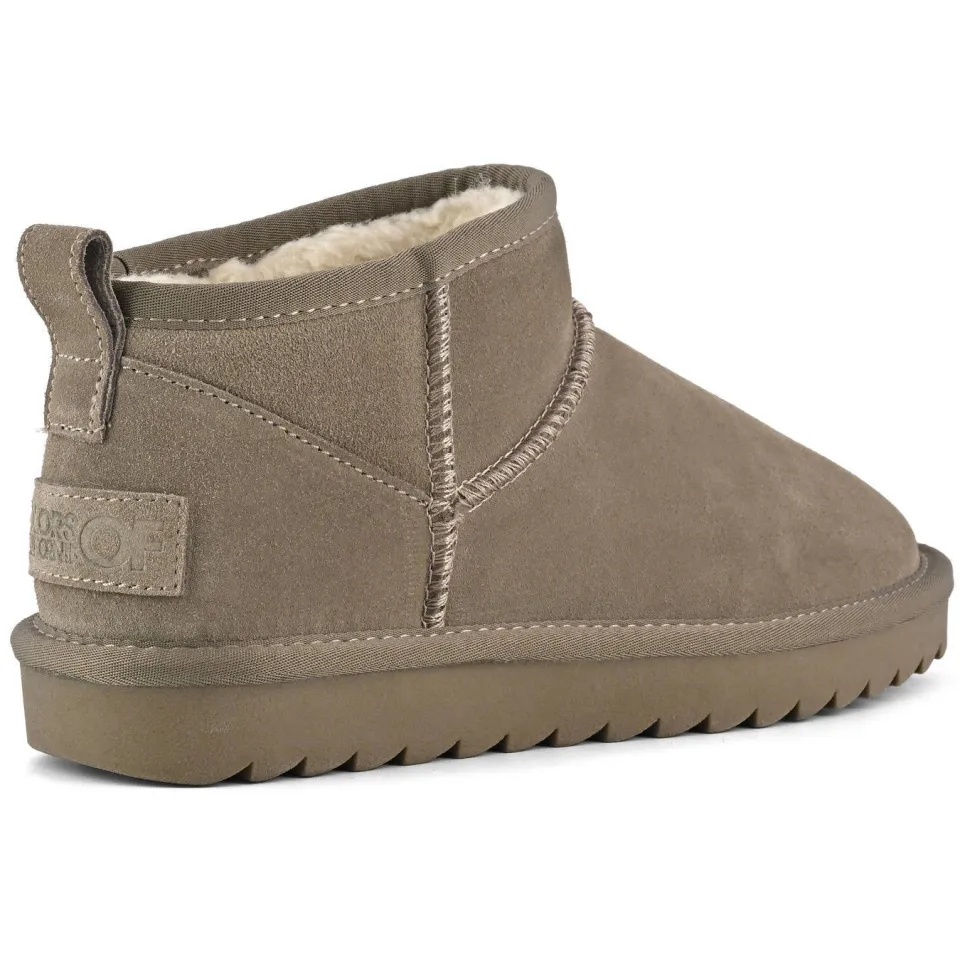 Colors of California suède enkelboots taupe, foto 4