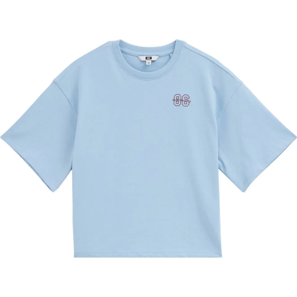 WE Fashion T-shirt met backprint lichtblauw, foto 2