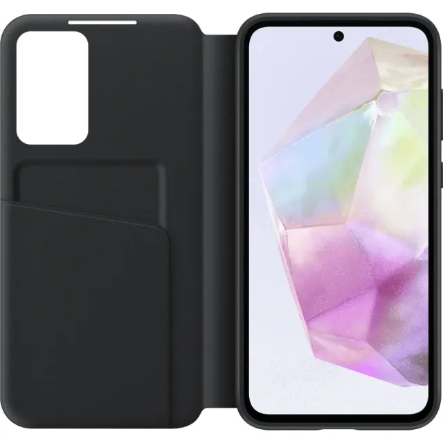 Samsung Galaxy A35 Smart View Book Case Zwart