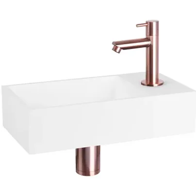 Differnz Fonteinset Mix&match Solid S Recht Rood Koper Wit