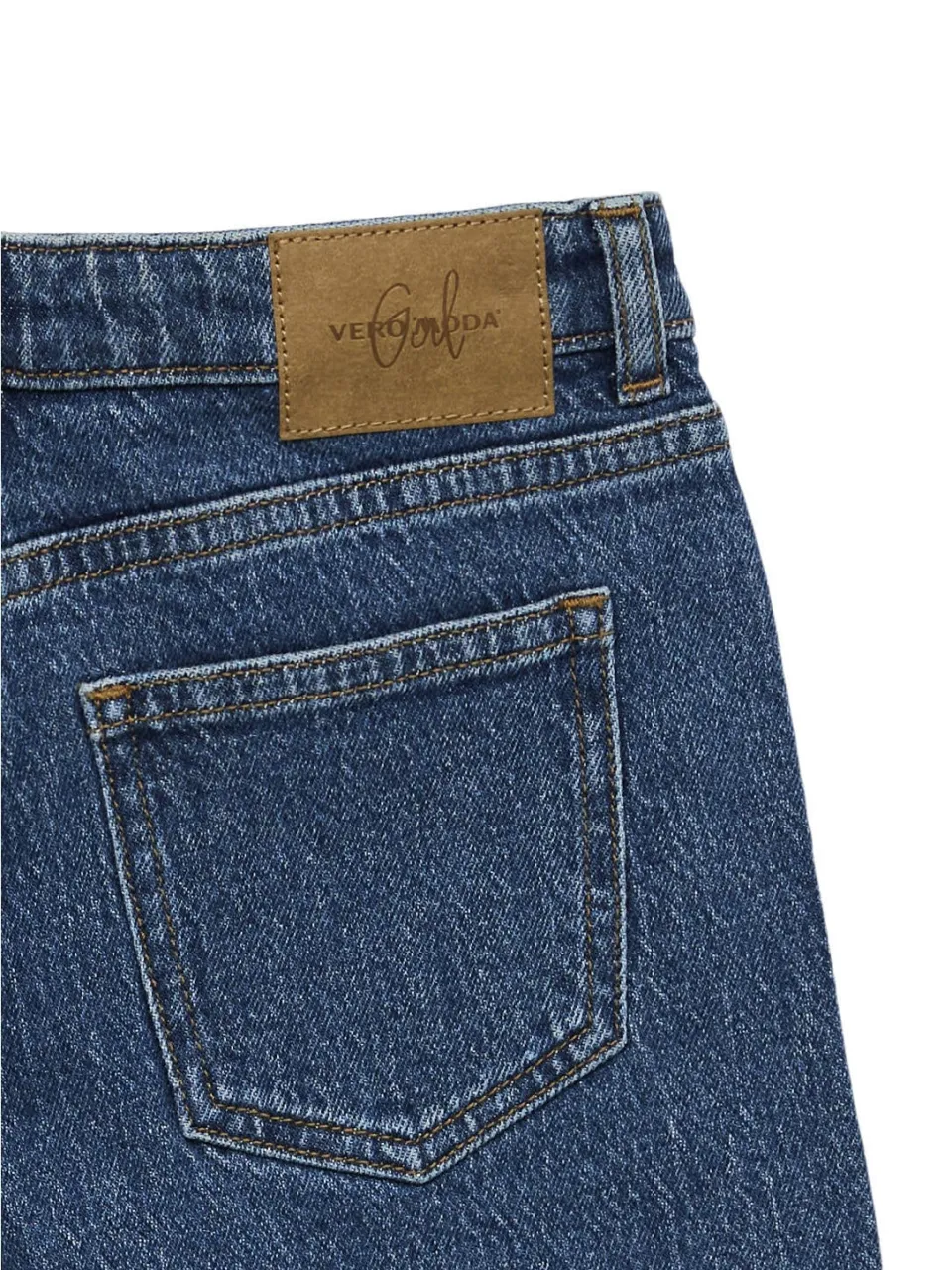 Vero Moda jeansshort medium blue denim, foto 6