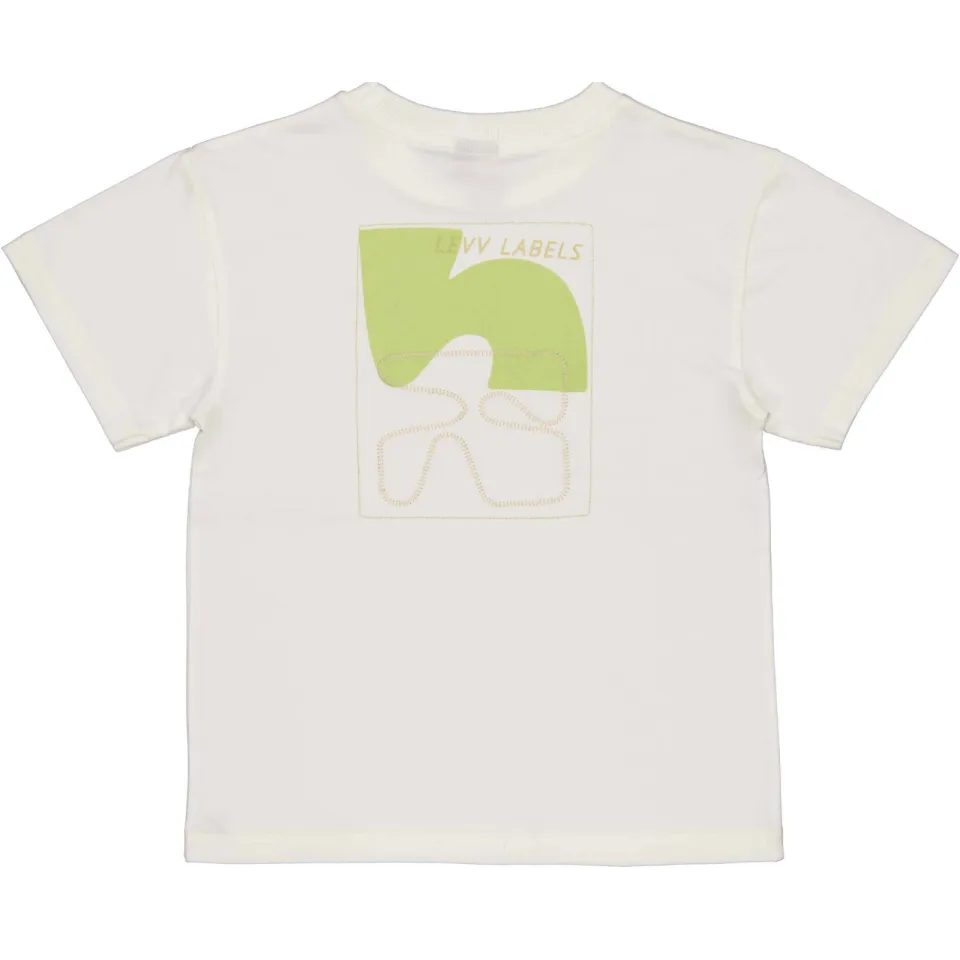 Levv Little T-shirt met backprint wit, foto 5