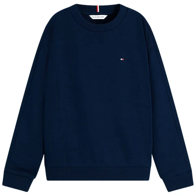 Tommy Hilfiger sweater met logo - donkerblauw