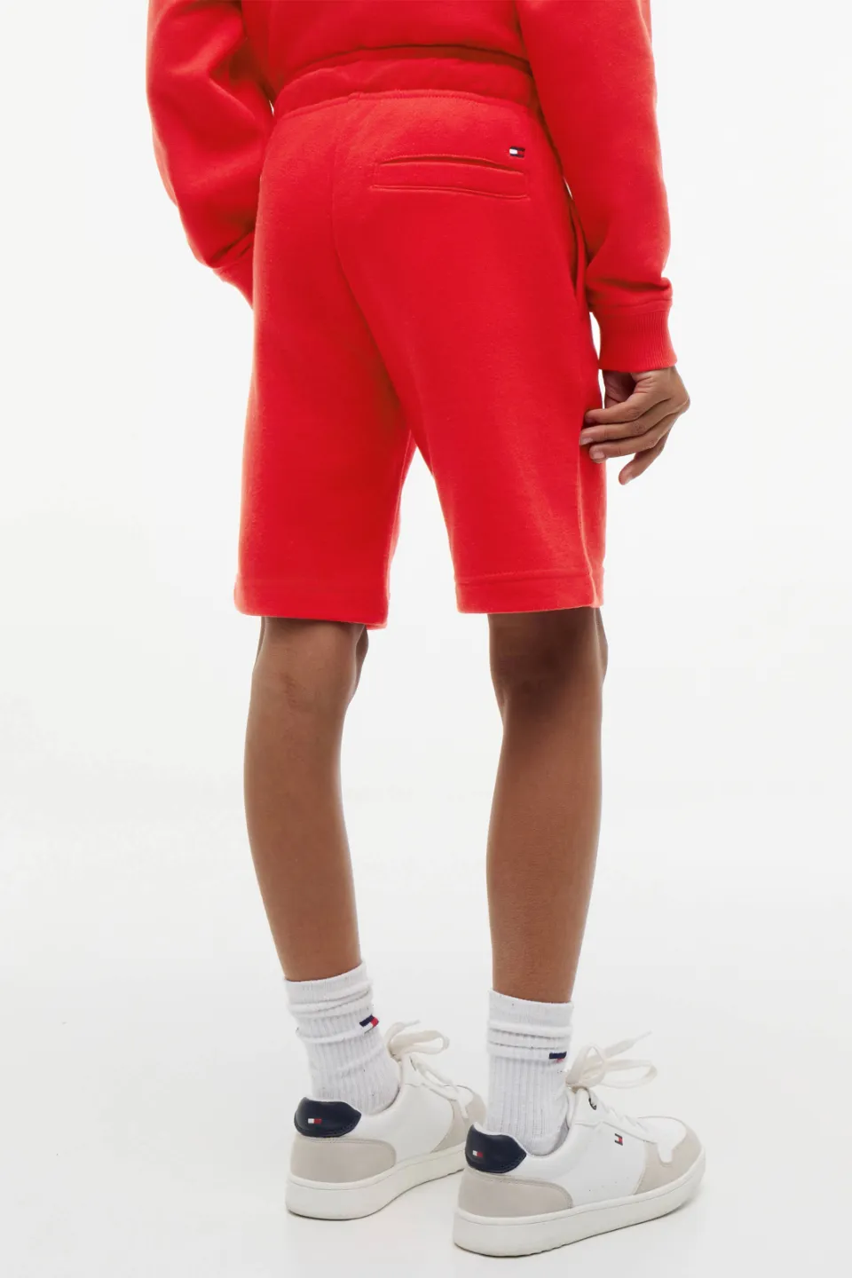 Tommy Hilfiger sweatshort rood, foto 6