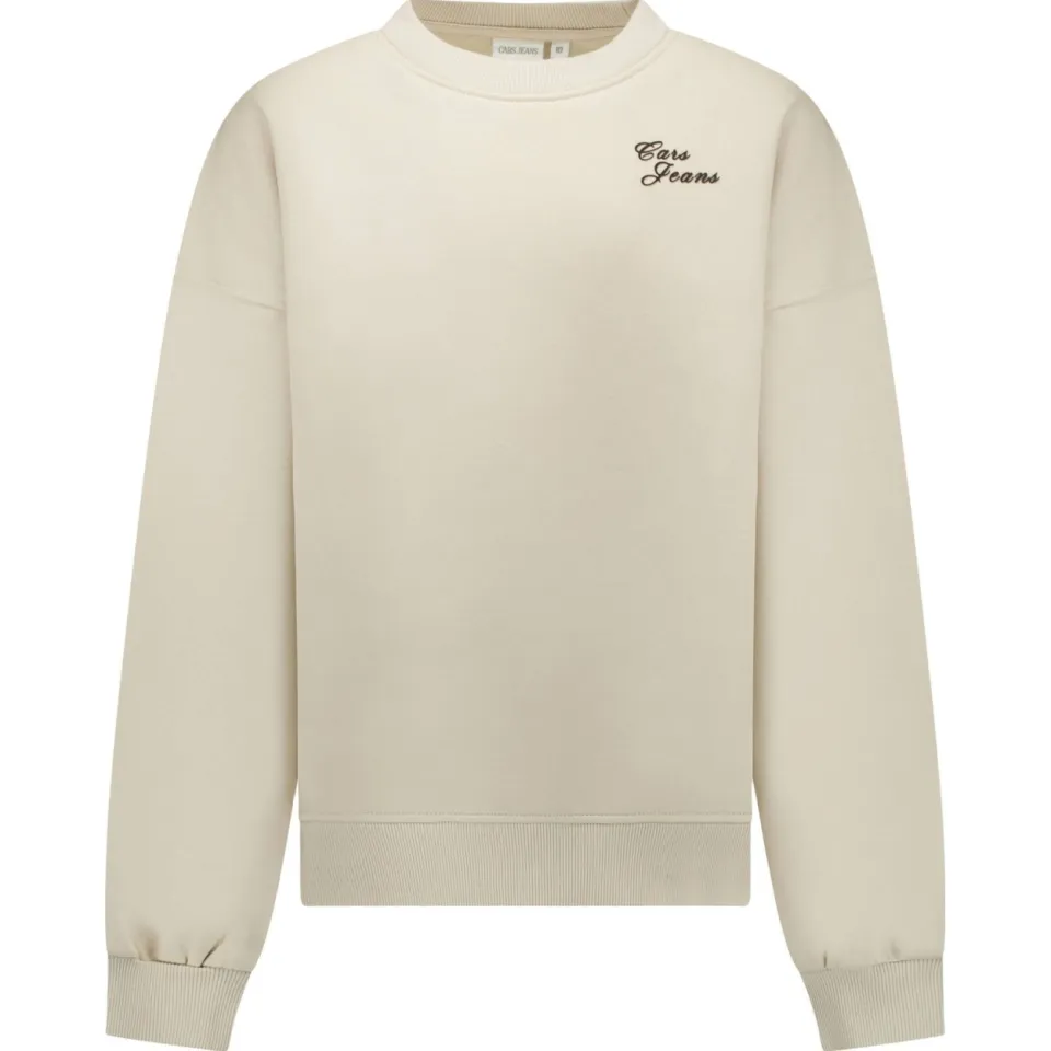 Cars sweater met logo - zand Beige Logo