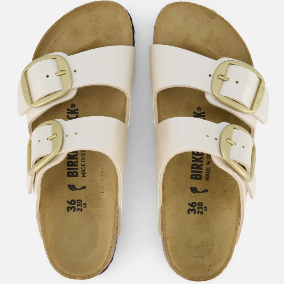 Birkenstock Arizona Big Buckle slippers wit, foto 3