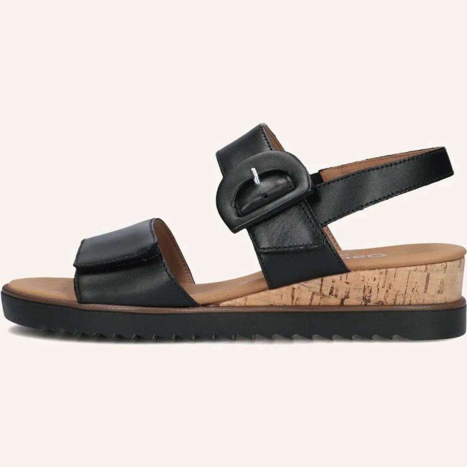 Gabor Sandalen 752 Zwart, foto 5
