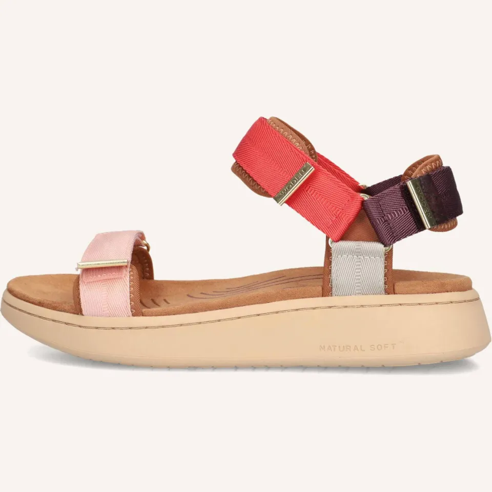 Woden Sandalen Line Multi, foto 6