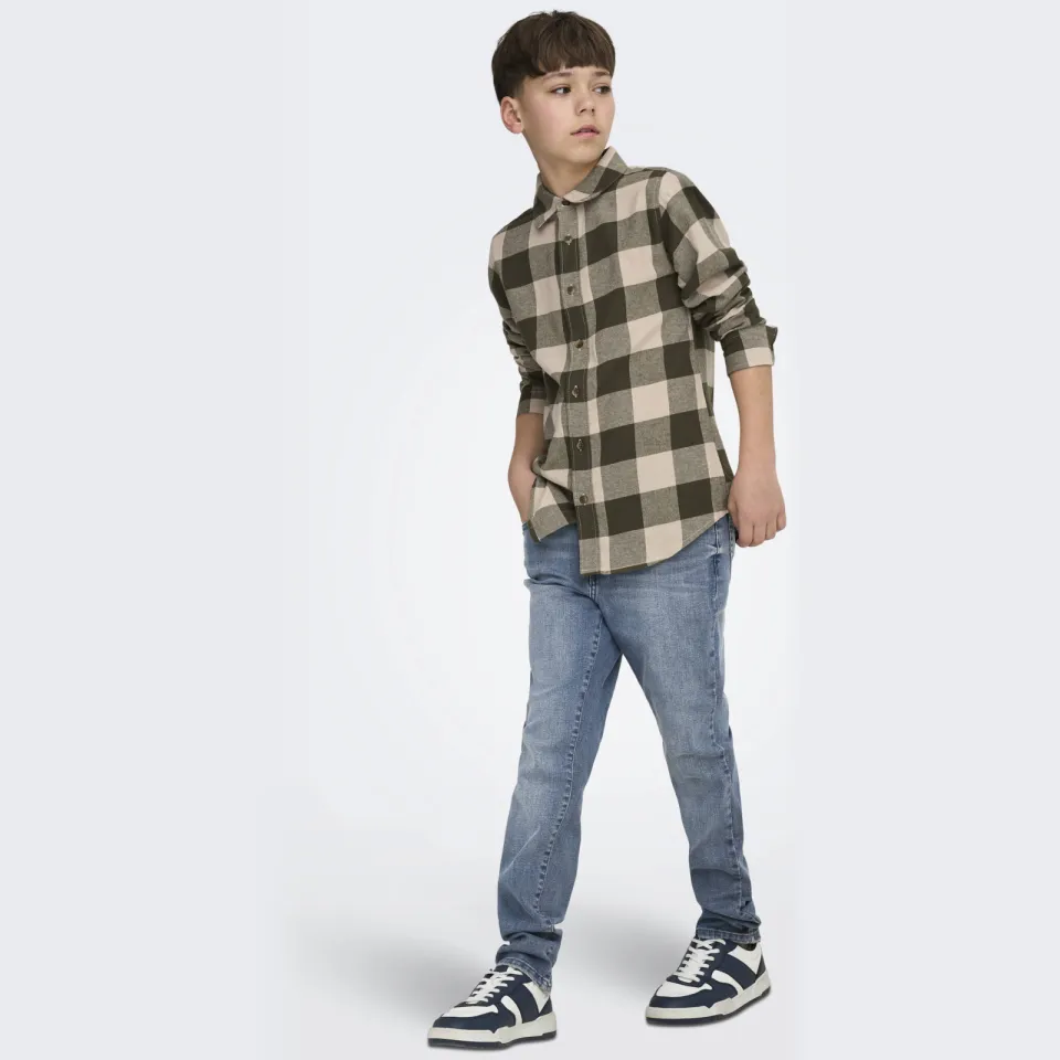 Only & Sons JUNIOR slimfit jeans blue grey denim