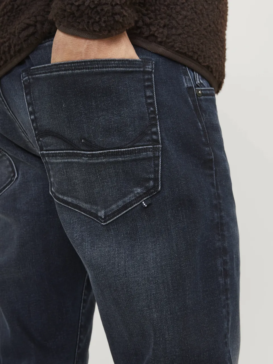 Jack & Jones JEANS INTELLIGENCE slim fit jeans JJIGLENN blue denim, foto 6
