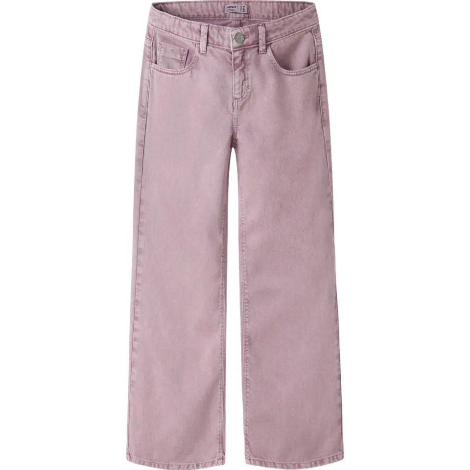 NAME IT KIDS NKFROSE wide leg jeans - paars, foto 2