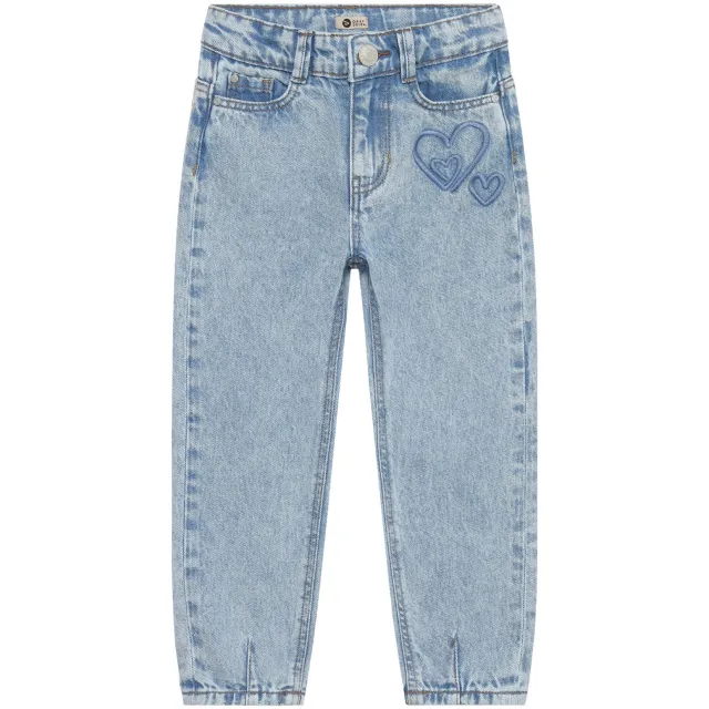 Daily7 mom jeans lichtblauw blue denim, foto 2