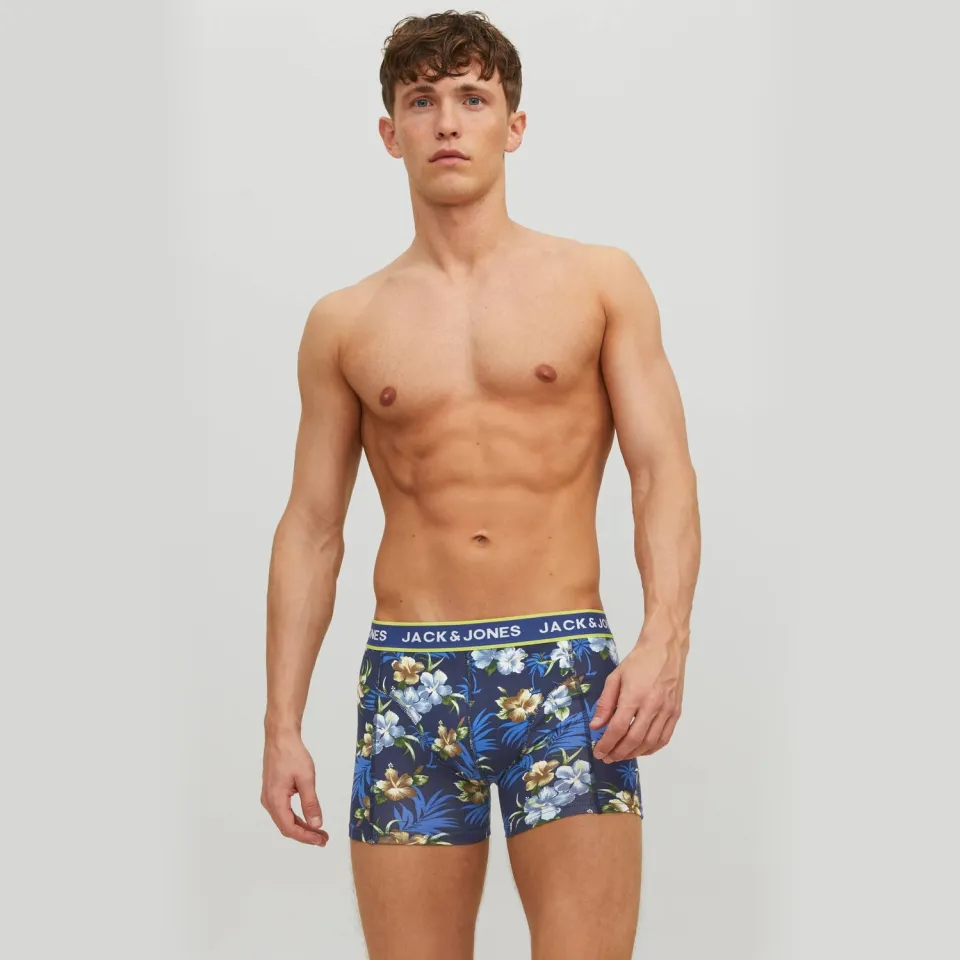 Jack & Jones JACFLOWER boxershorts 3-pack blauw, foto 4