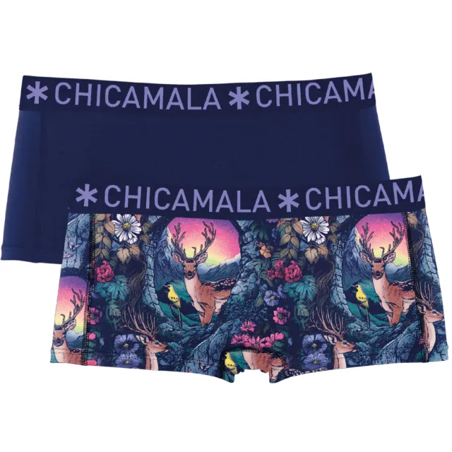 Muchachomalo Meisjes 2-pack Boxershorts Veelkleurig