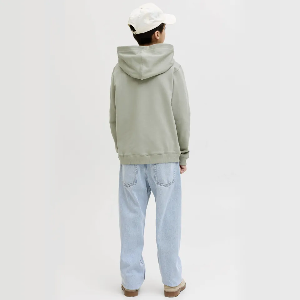 Jack & Jones JUNIOR hoodie lichtgroen, foto 4