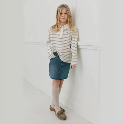 Sofie Schnoor gestreepte longsleeve ecru, foto 2