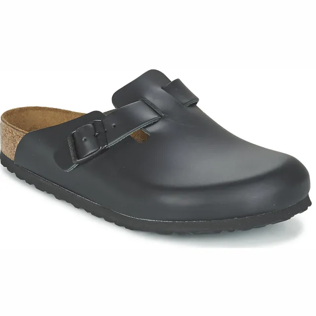Birkenstock Boston klompen zwart
